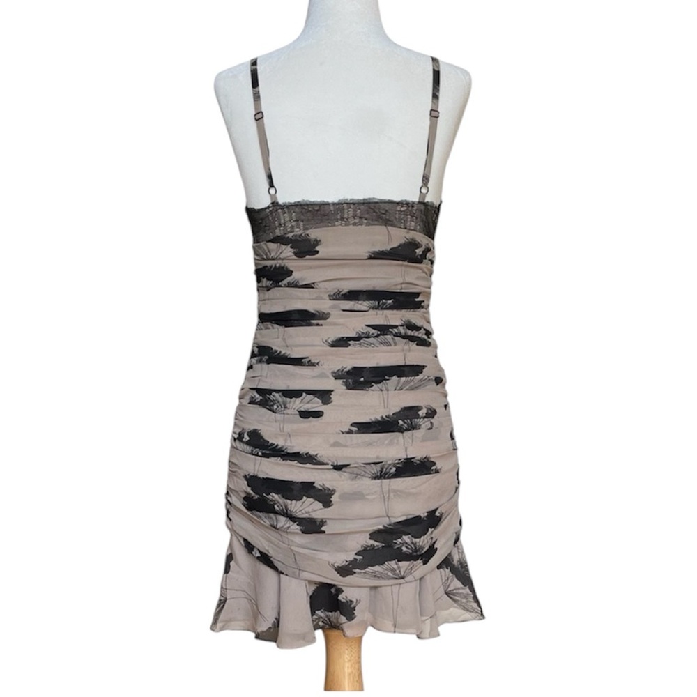 Elizabeth and James Silk Ruched Dress - Picture 3 of 6